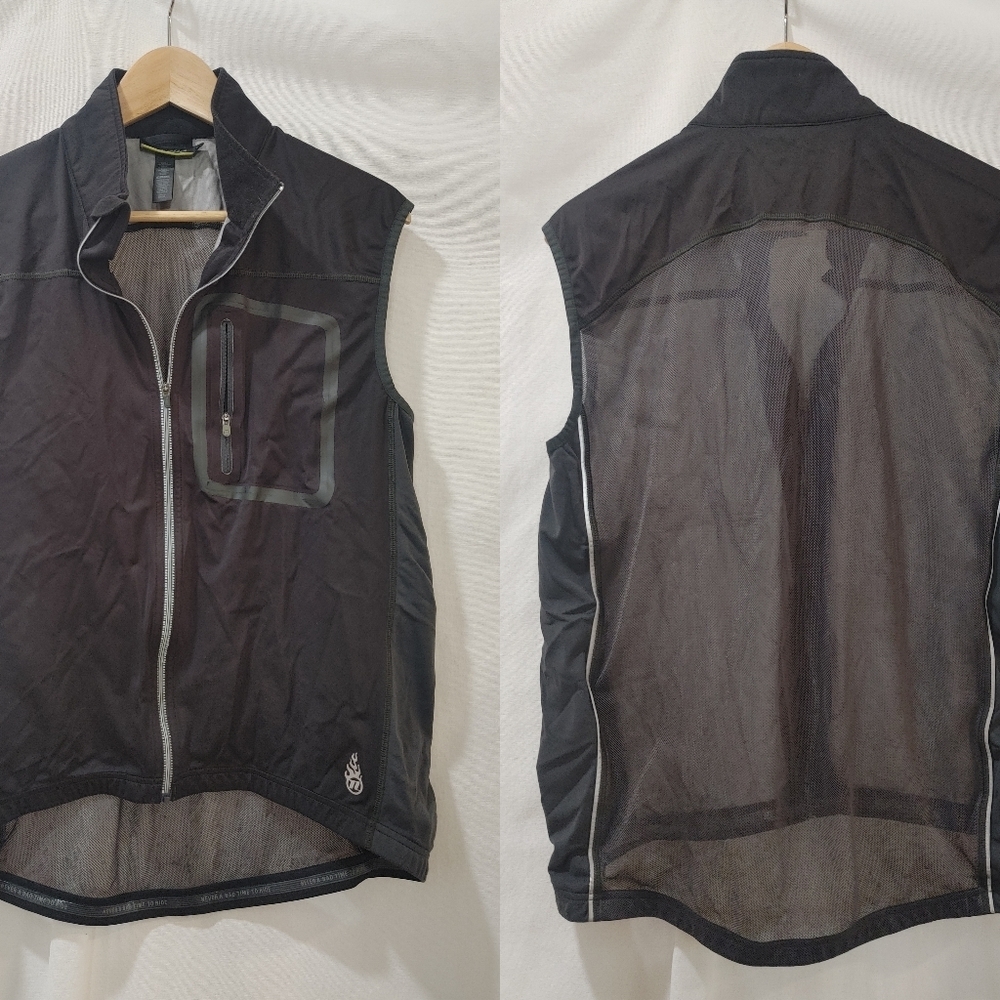 Novara‎ Vented Cycling Vest Men's Black Large Outdoor Athletic Workout Biking